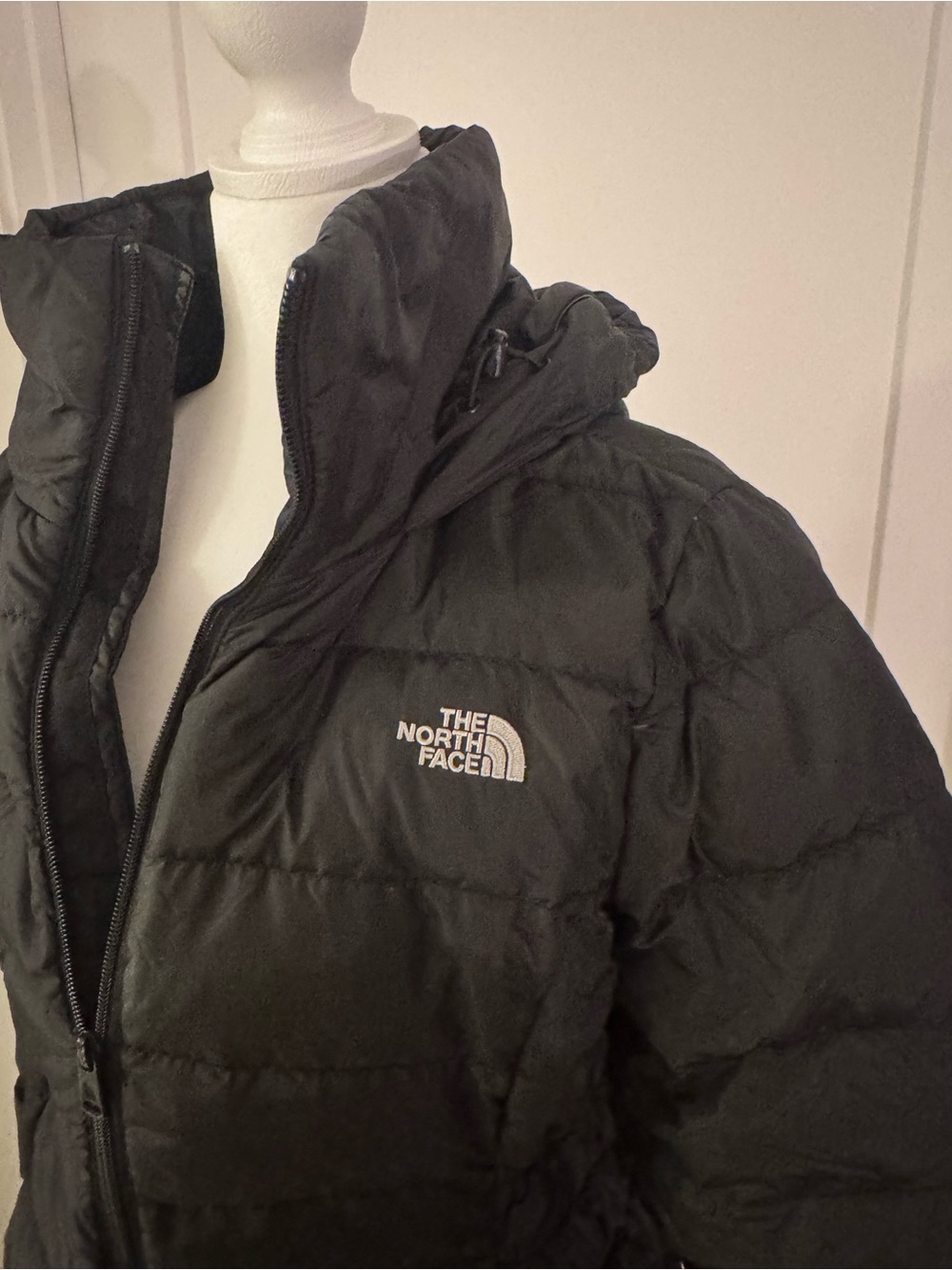 The North Face Women's Black Quilted Puffer Jacket - Picture 3 of 4